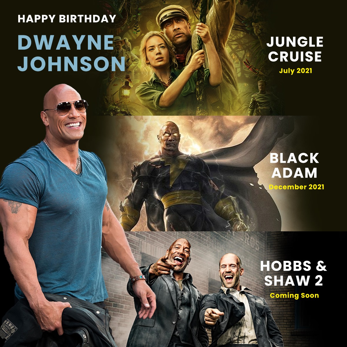 Movies by The Rock Kelvin Khoo